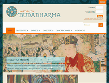 Tablet Screenshot of institutobudadharma.org